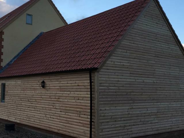 45 Cedar Log Lap by Co2 Timber