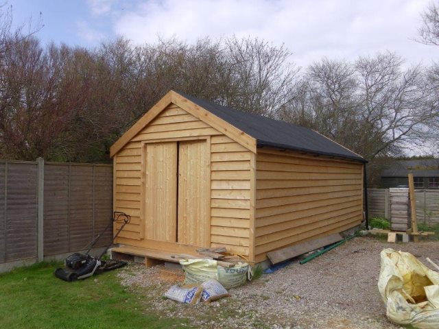 31 Home grown western red cedar from co2 timber custom shed
