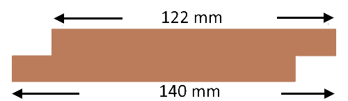 Canadian Western Red Cedar cladding Diagram